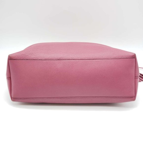 Authentic Gucci GG Soho on Chain Medium Pink Shoulder Bag - Picture 6 of 16